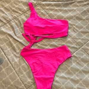 Hot Pink Bikini-super flattering!